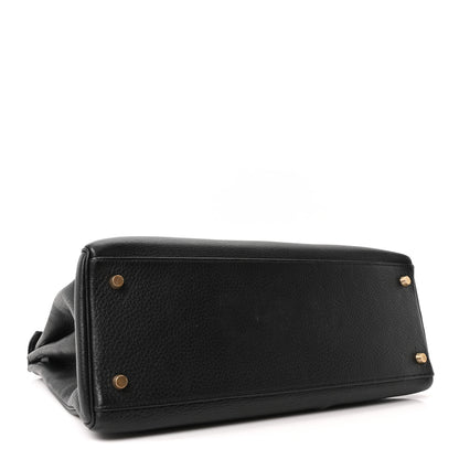 Hermes Evergrain Kelly Retourne 35 Black 4 of 10