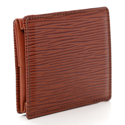 Louis Vuitton Epi Porte-Monnaie Boite Coin Purse Fawn 3 of 7