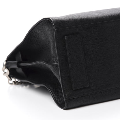 Saint Laurent Grained Calfskin Small Supple Sac De Jour Duffle Black 6 of 10