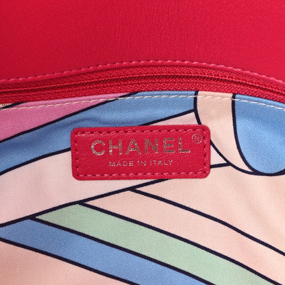 Chanel Lambskin Calfskin Mixed Fibers Quilted Medium Flap Pink 6 of 10