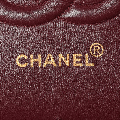Chanel Lambskin Quilted Medium Double Flap Black 6 of 13