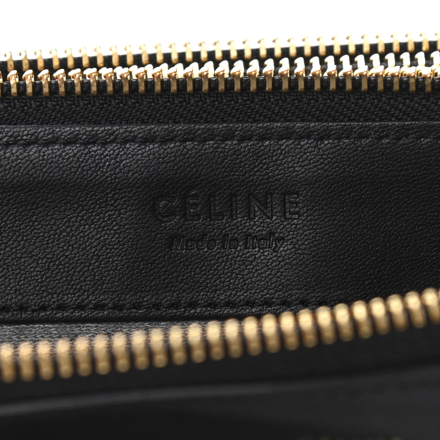 Celine Lambskin Large Trio Crossbody Bag Black 8 of 9