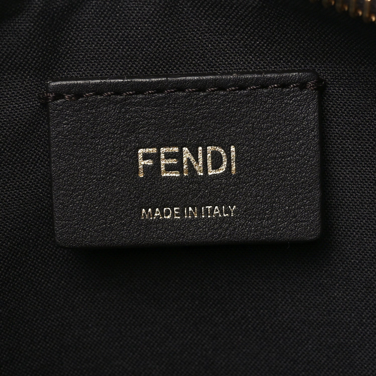 Fendi Fabric Jacquard Vitello Grace FF 1974 Small Fendigraphy Hobo Bag Tobacco Moro Ebano 6 of 10