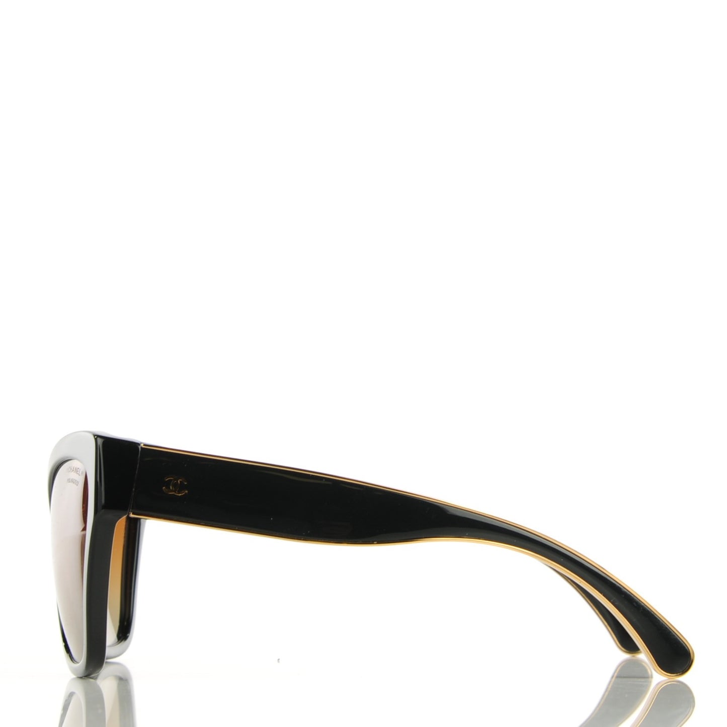 Acetate CC Cat Eye Sunglasses 5271 Black