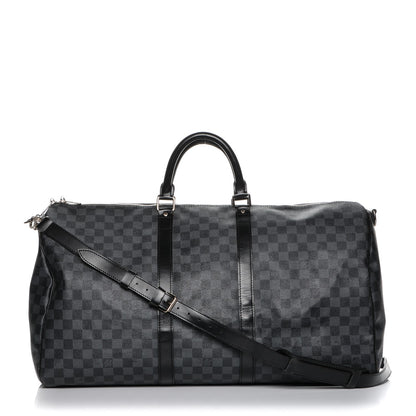 Louis Vuitton Damier Graphite Keepall Bandouliere 55 1 of 7
