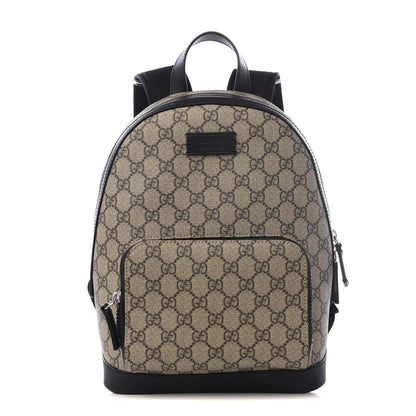 Gucci GG Supreme Monogram Small Eden Day Backpack Black 1 of 9