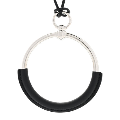 Hermes Swift Grand Loop Pendant Necklace Black 4 of 7