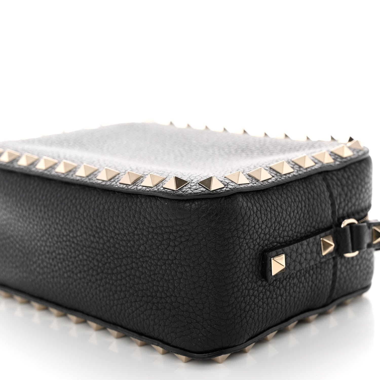 Valentino Garavani Calfskin Rockstud Camera Crossbody Bag Black 9 of 9
