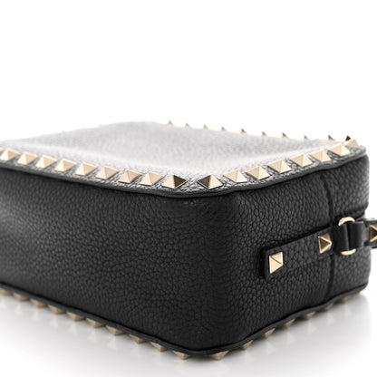 Valentino Garavani Calfskin Rockstud Camera Crossbody Bag Black 9 of 9