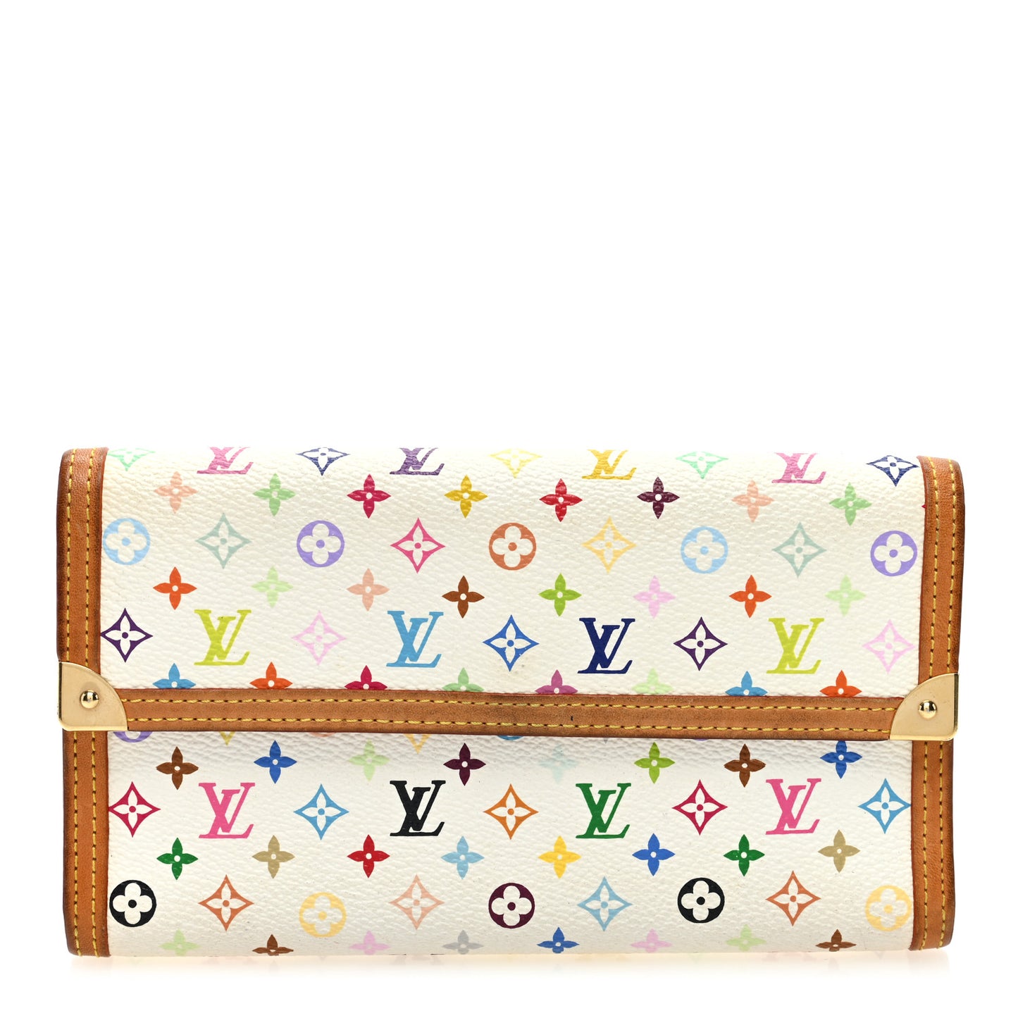 Monogram Multicolor Porte Tresor International Wallet White