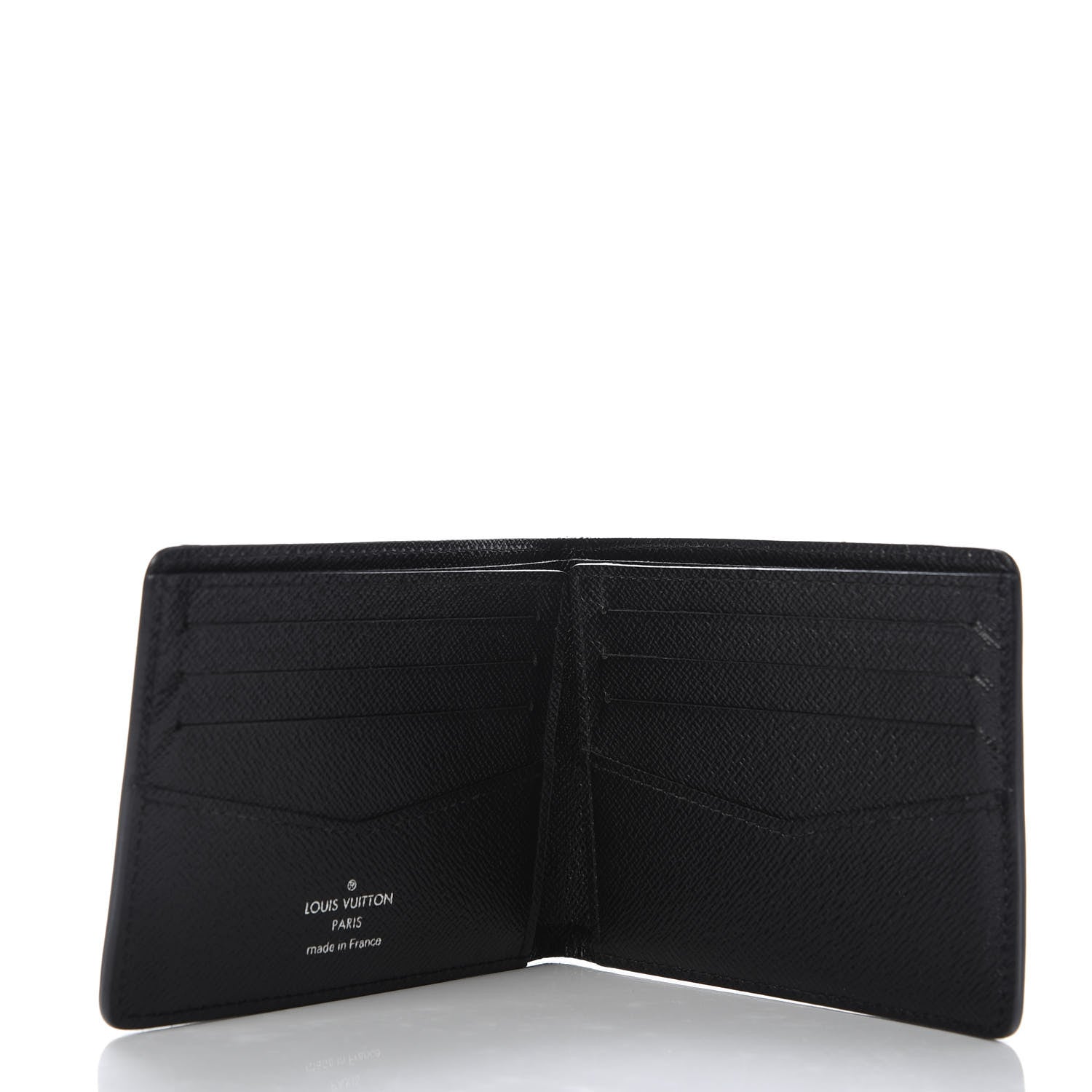 Louis Vuitton Epi Slender Wallet Black 5 of 7