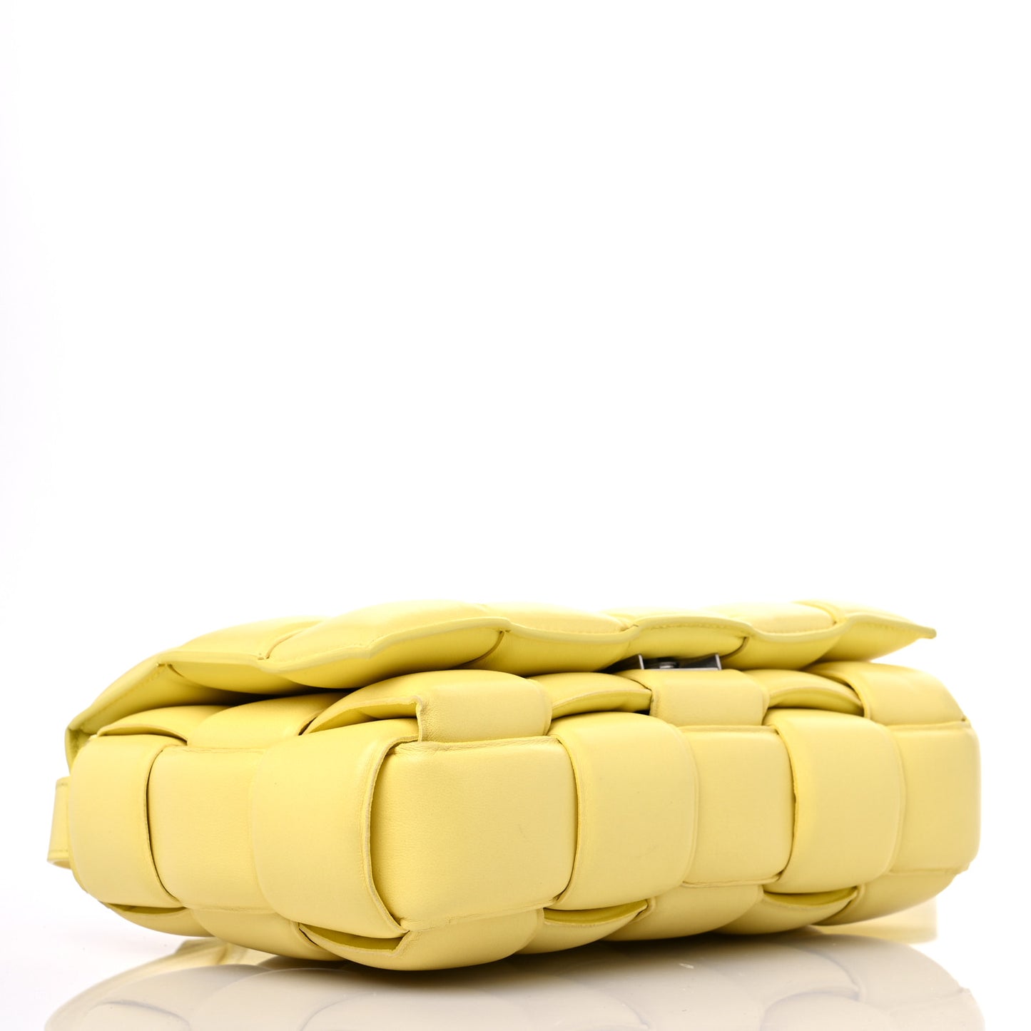Nappa Maxi Intreccio Padded Cassette Crossbody Bag Sherbert