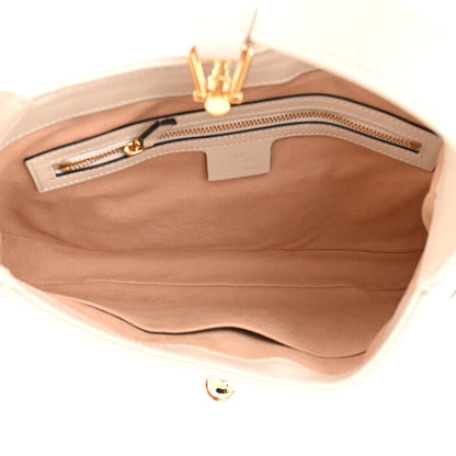 Gucci GG Supreme Monogram Azalea Calfskin Web Small Jackie 1961 Hobo Beige Ebony Mystic White 5 of 11