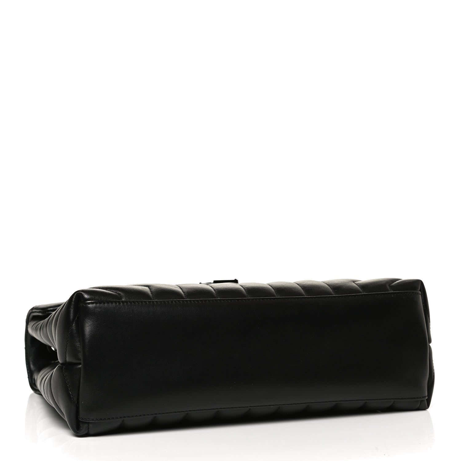 Saint Laurent Calfskin Y Quilted Monogram Medium Loulou Chain Satchel Black 4 of 12