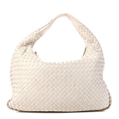 Bottega Veneta Nappa Intrecciato Medium Veneta Hobo White 1 of 5
