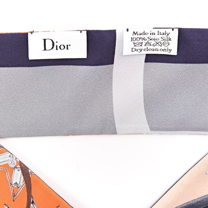 Christian Dior Silk ABCDior S Mitzah Scarf 3 of 4