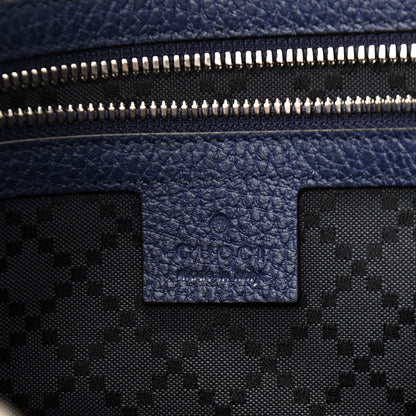 Gucci Pebbled Calfskin Briefcase Dark Blue 6 of 10