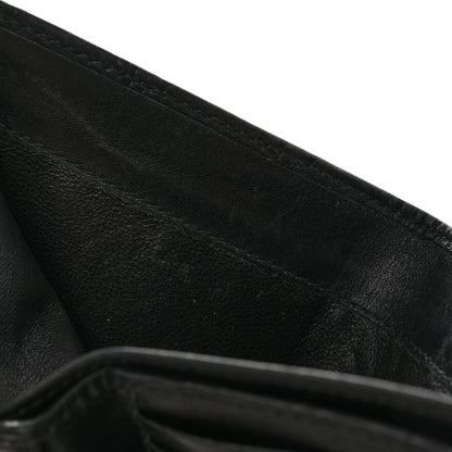 Gucci Guccissima Metal Bar French Flap Wallet Black 11 of 18