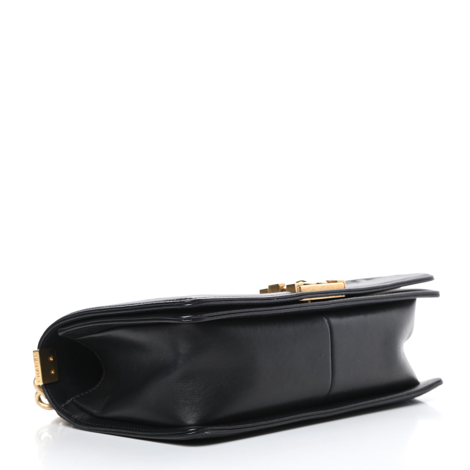 Chanel Caviar Suede Calfskin Chevron Medium Boy Flap Black 4 of 14