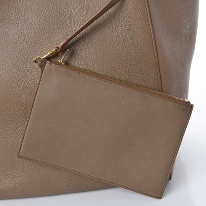 Celine Soft Grained Calfskin Medium Horizontal Cabas Phantom Light Khaki 11 of 23