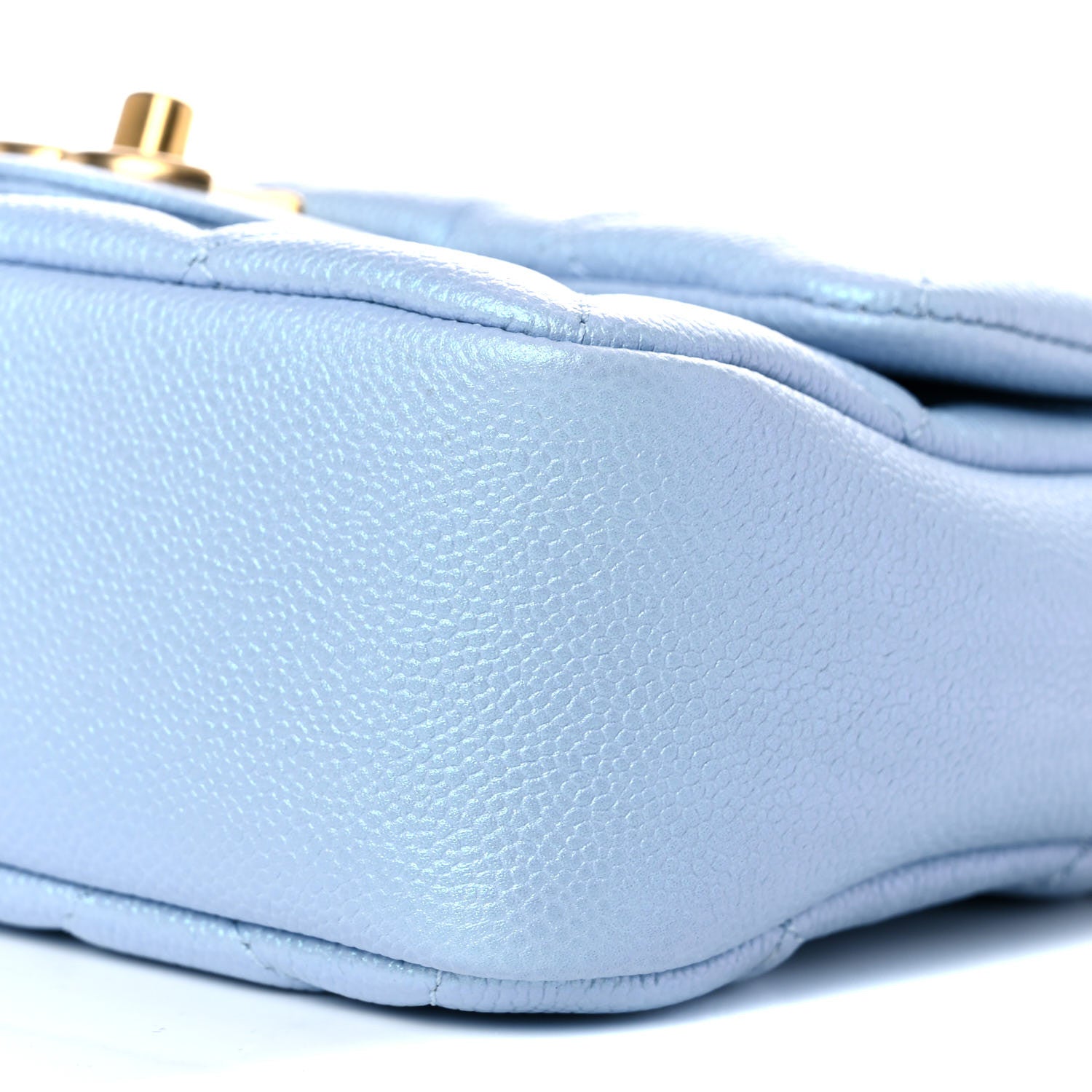 Chanel Iridescent Caviar Quilted Mini My Perfect Flap Light Blue 9 of 9