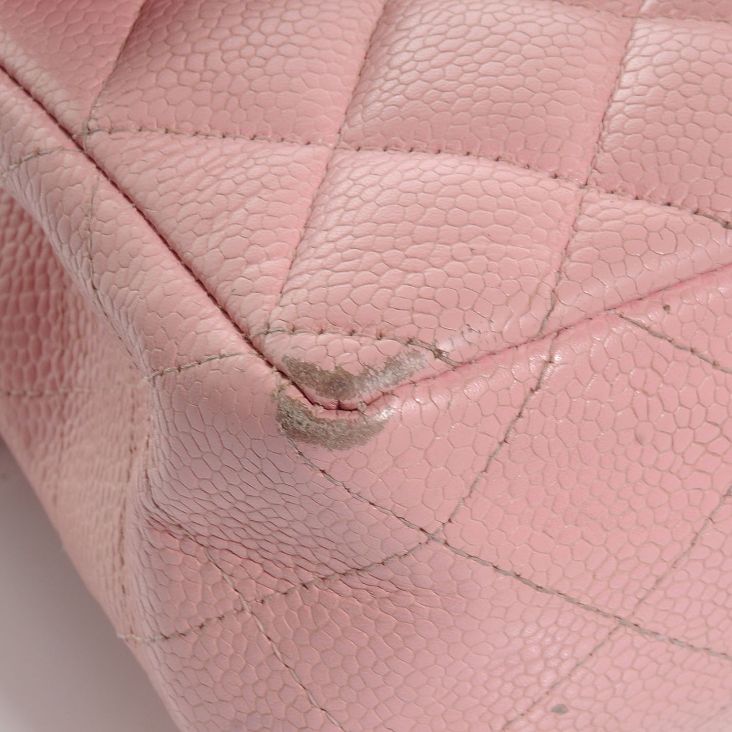 Caviar Quilted Mini Flap Pink