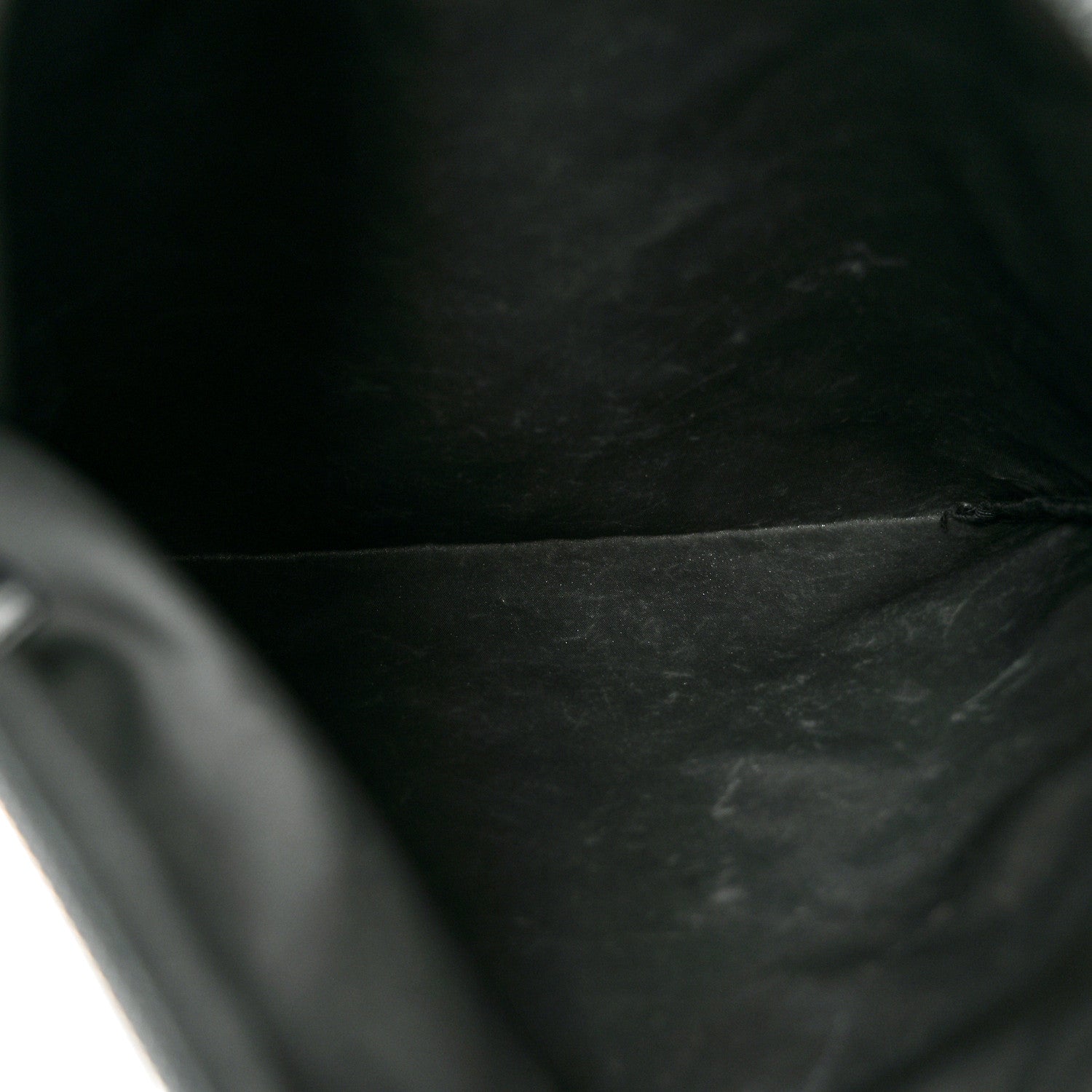 Prada Nylon Vela Flat Messenger Bag Black 5 of 11