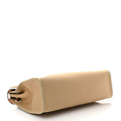 Hermes Vache Hunter Toile Officier Herbag Zip 31 PM Trench Cuivre 5 of 13