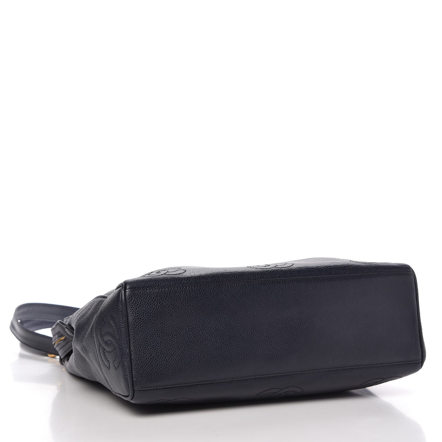 Chanel Caviar CC Shoulder Bag Navy 4 of 10