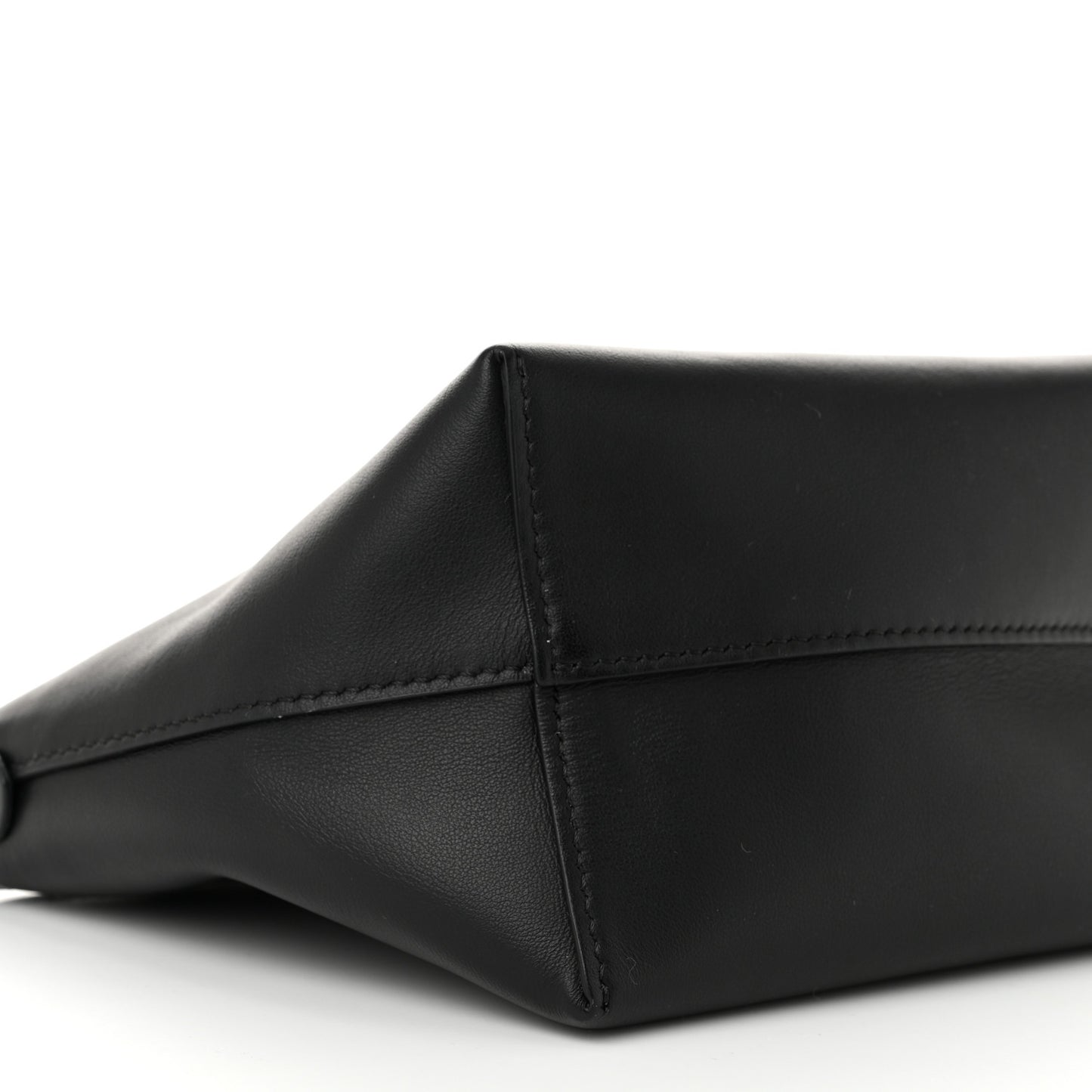 Vitello Dolce Elite Monster Eye Mini Roll Tote Black