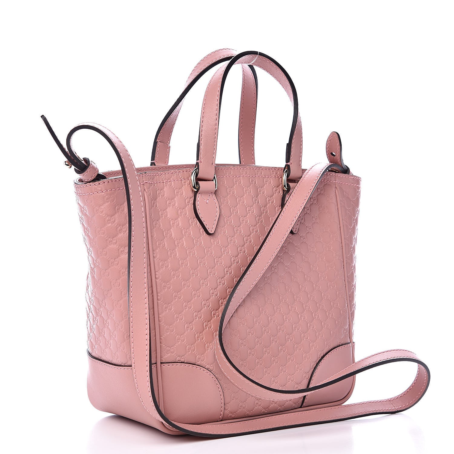 Gucci Microguccissima Small Bree Tote Soft Pink 3 of 9