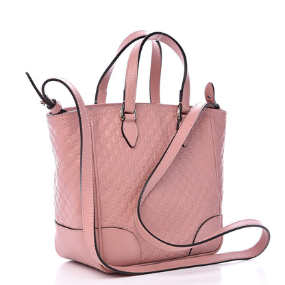 Gucci Microguccissima Small Bree Tote Soft Pink 3 of 9