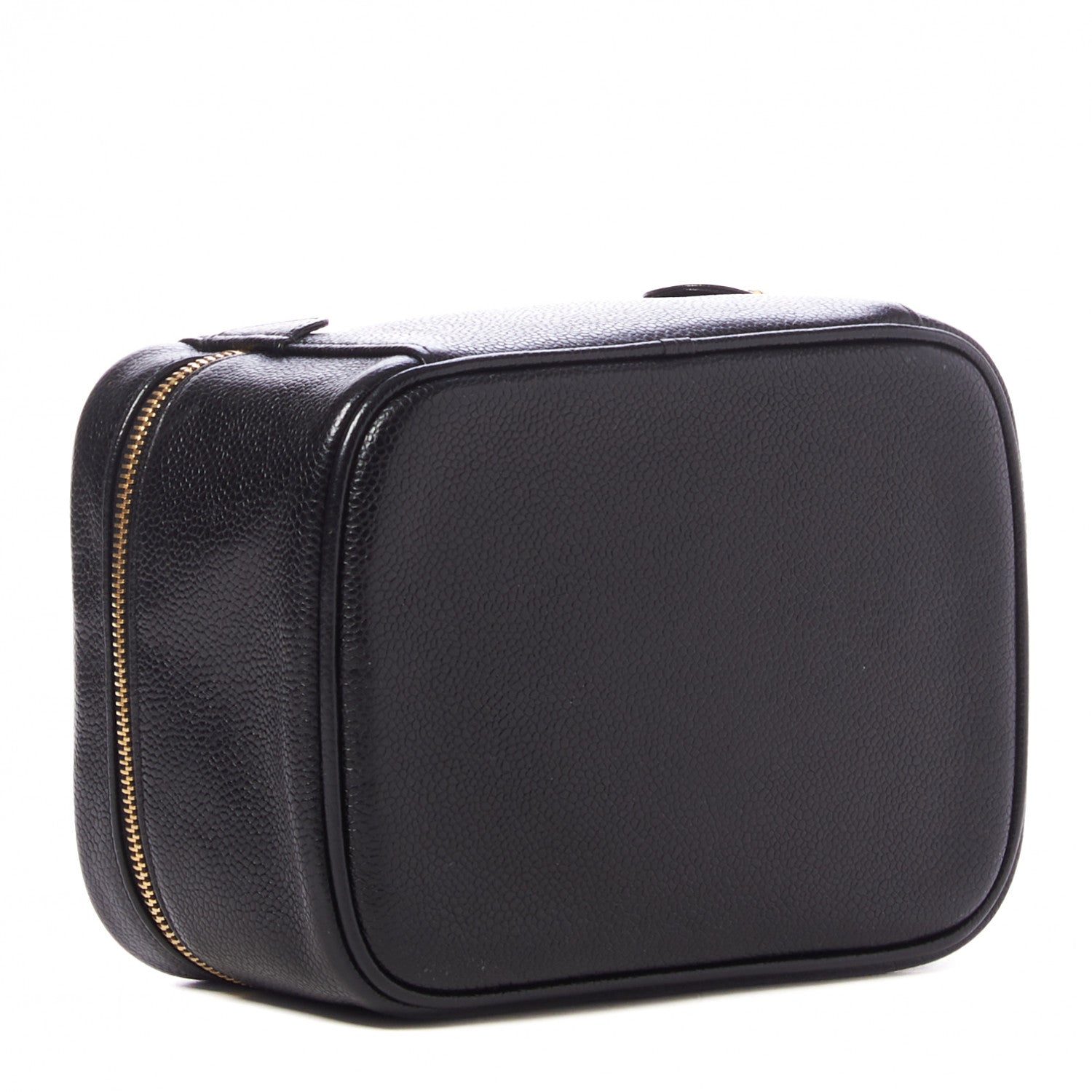 Chanel Caviar Vanity Cosmetic Case Black 3 of 9