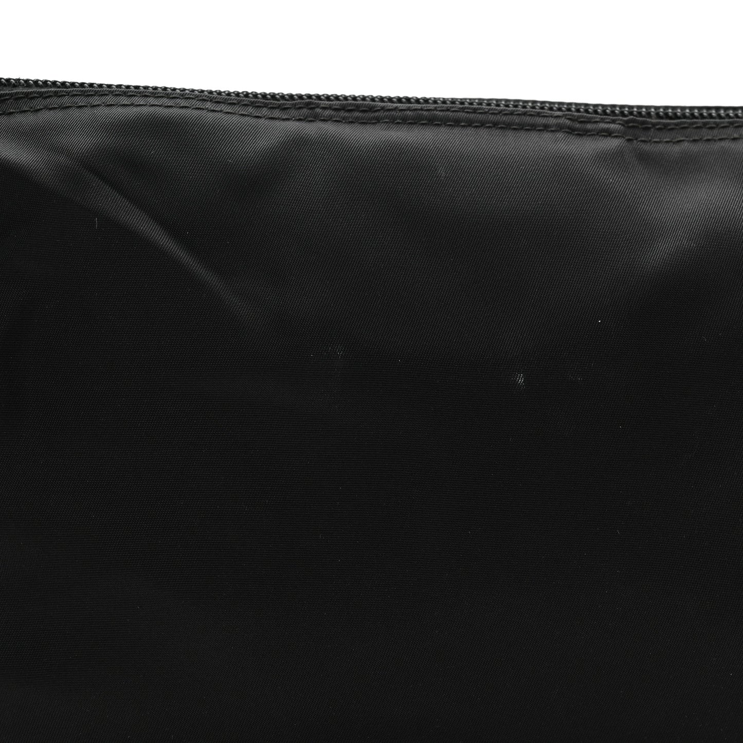 Nylon Tessuto Cosmetic Pouch Black