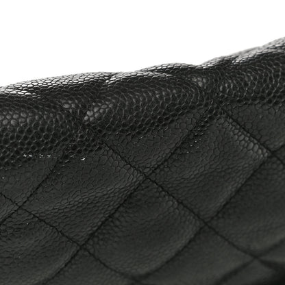 Chanel Caviar Quilted Jumbo Single Flap Black 23 of 25