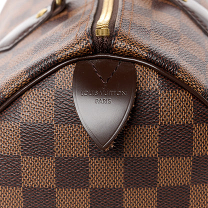 Louis Vuitton Damier Ebene Speedy 30 9 of 12