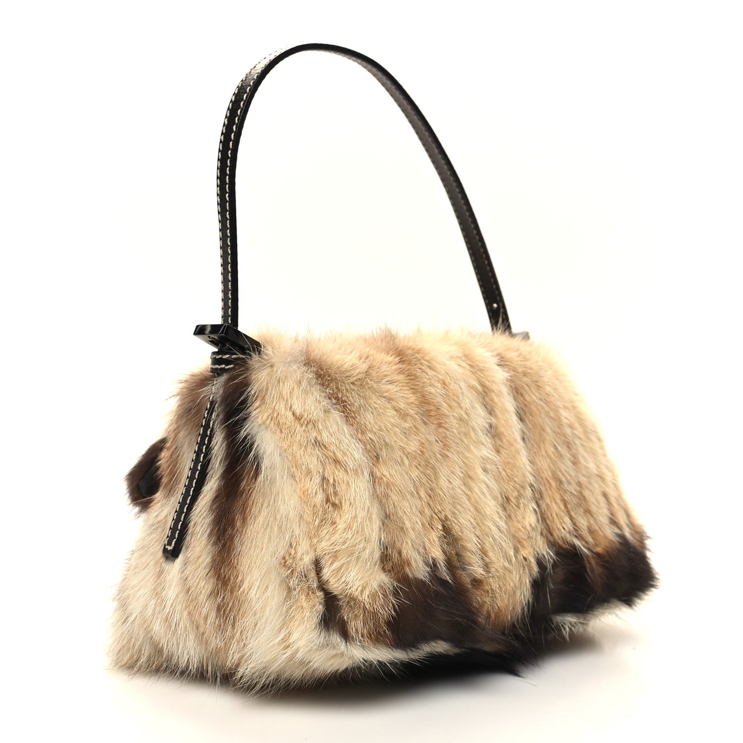 Fendi Mink Fur Mini Forever Mama Baguette 3 of 9