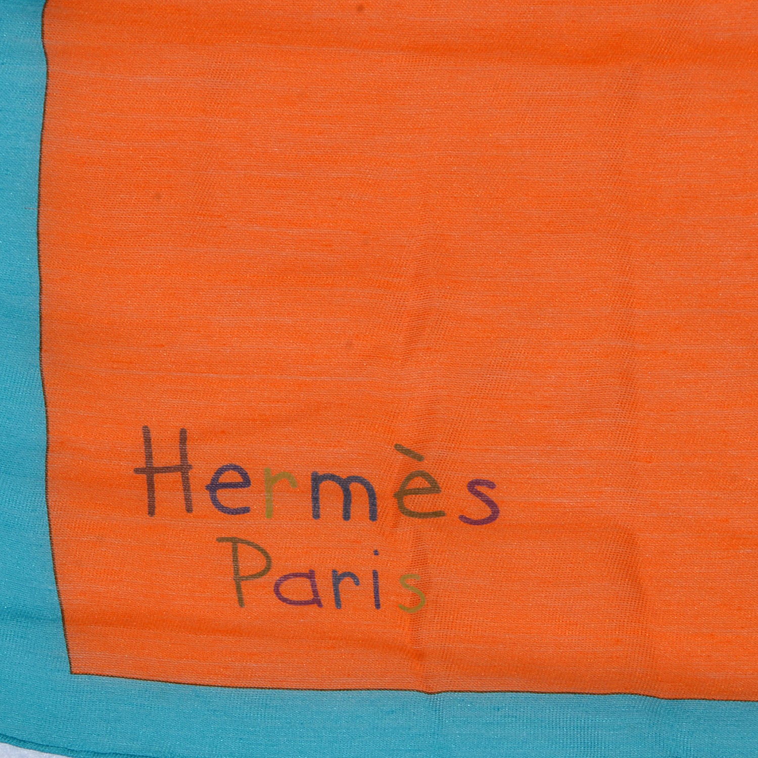Hermes Cashmere Silk Fils Conducteurs Scarf 70 3 of 5