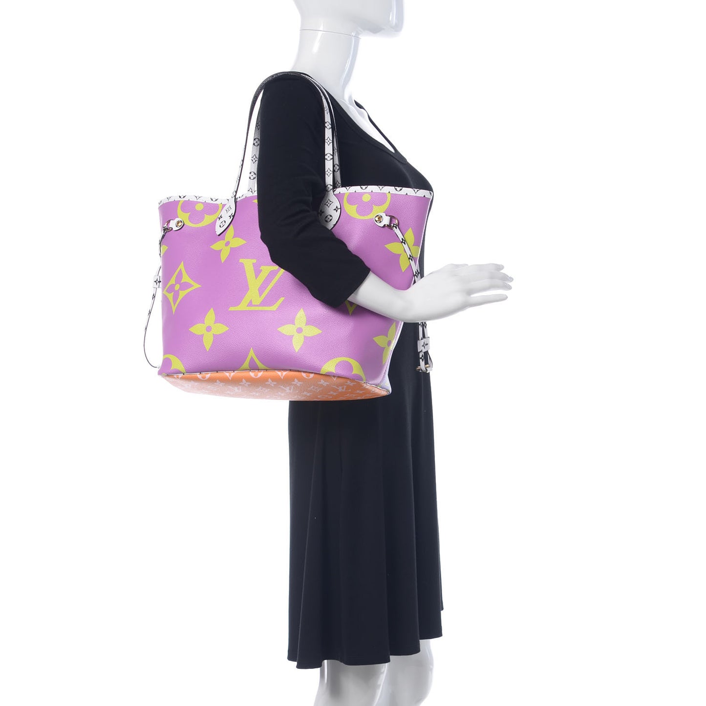 Monogram Giant Neverfull MM Pink Lilac
