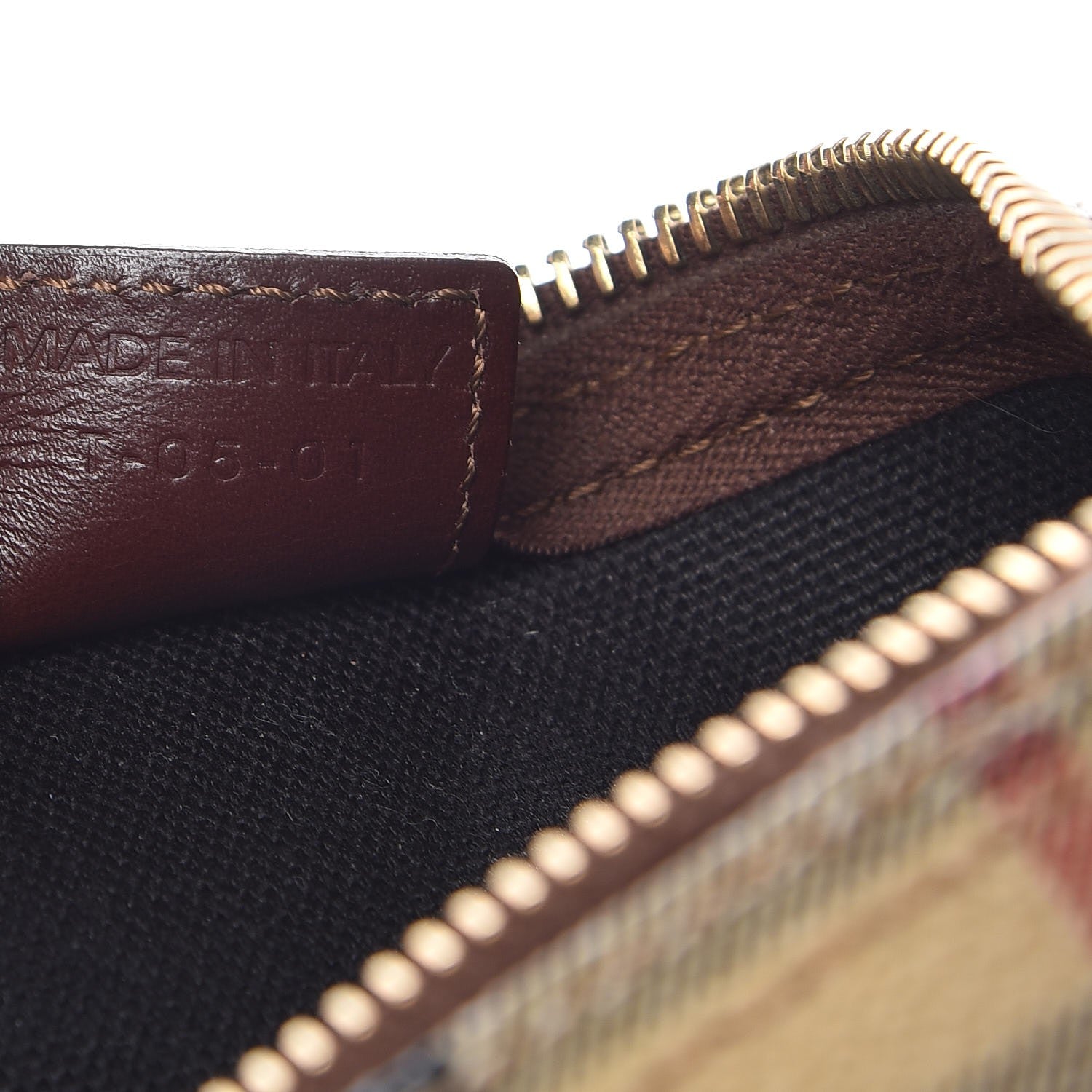 Burberry Haymarket Check Pochette Chocolate 7 of 11