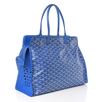 Goyard Goyardine Sac Hardy Pet Carrier PM Sky Blue 3 of 10