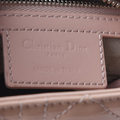 Christian Dior Patent Cannage Medium Lady Dior Rose Clair 9 of 9