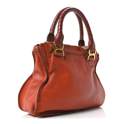 Chloe Calfskin Medium Marcie Satchel Red 3 of 10