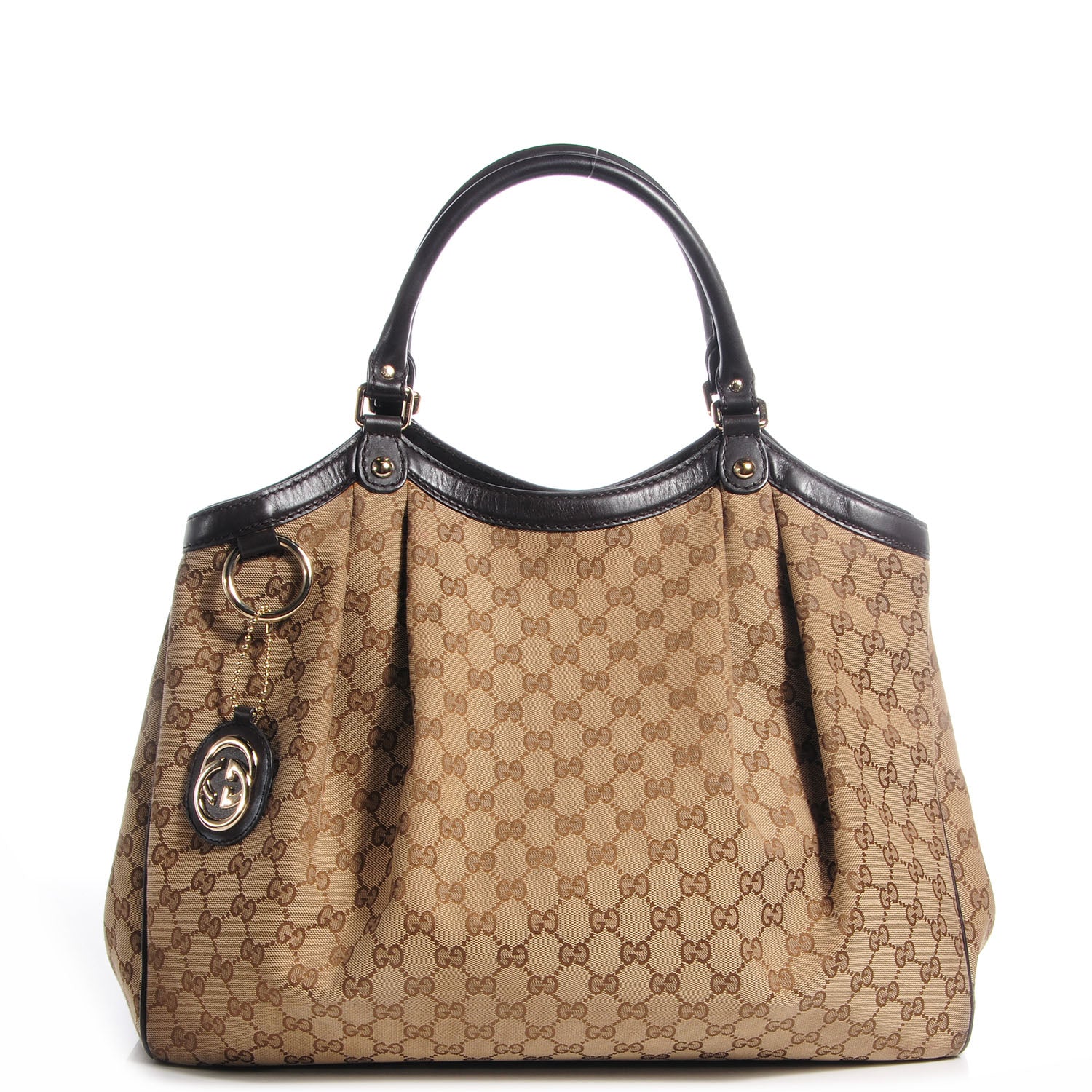 Gucci Monogram Large Sukey Tote Dark Brown 1 of 7