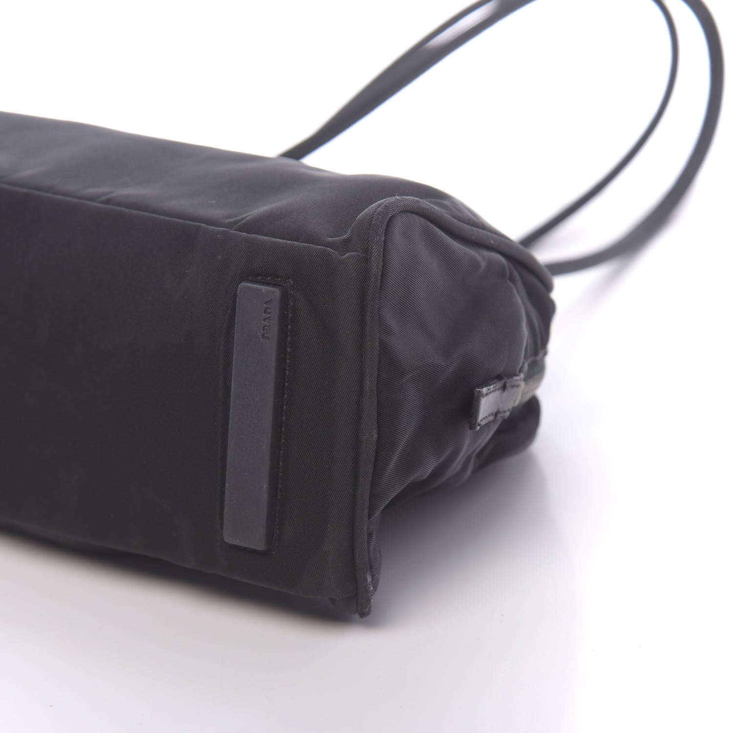 Prada Tessuto Nylon Shoulder Bag Black 9 of 9