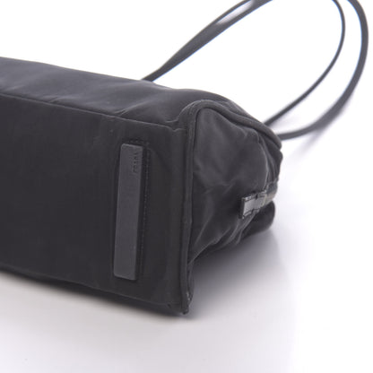 Prada Tessuto Nylon Shoulder Bag Black 9 of 9