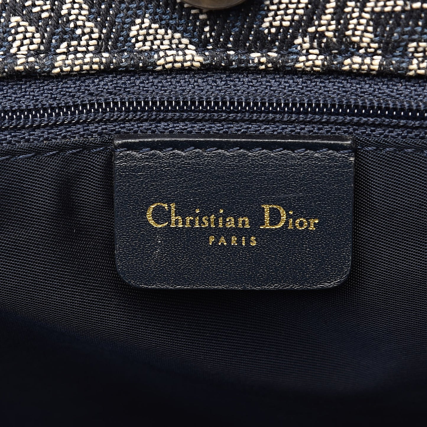 Monogram Tote Blue