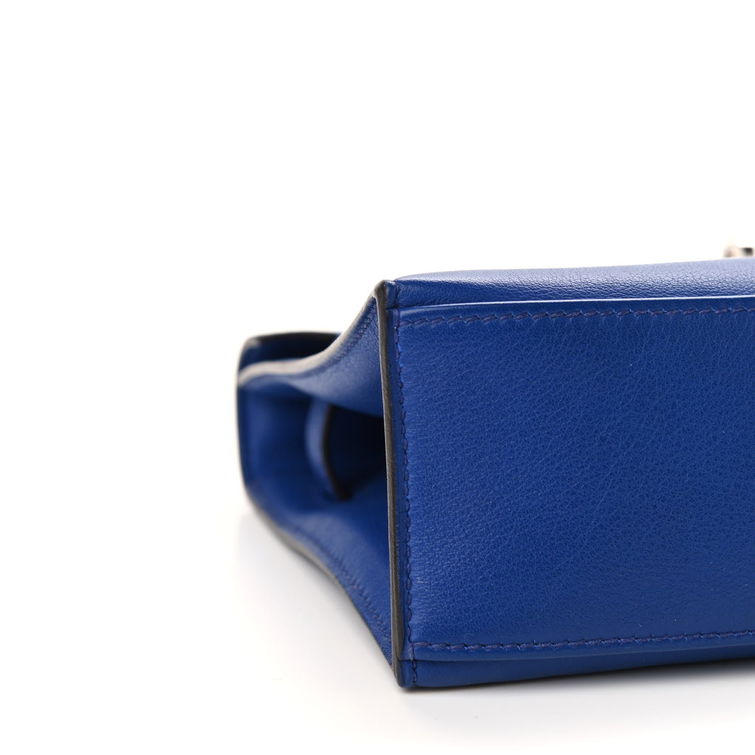 Hermes Swift Kelly Pochette Clutch Bleu Saphir 7 of 8