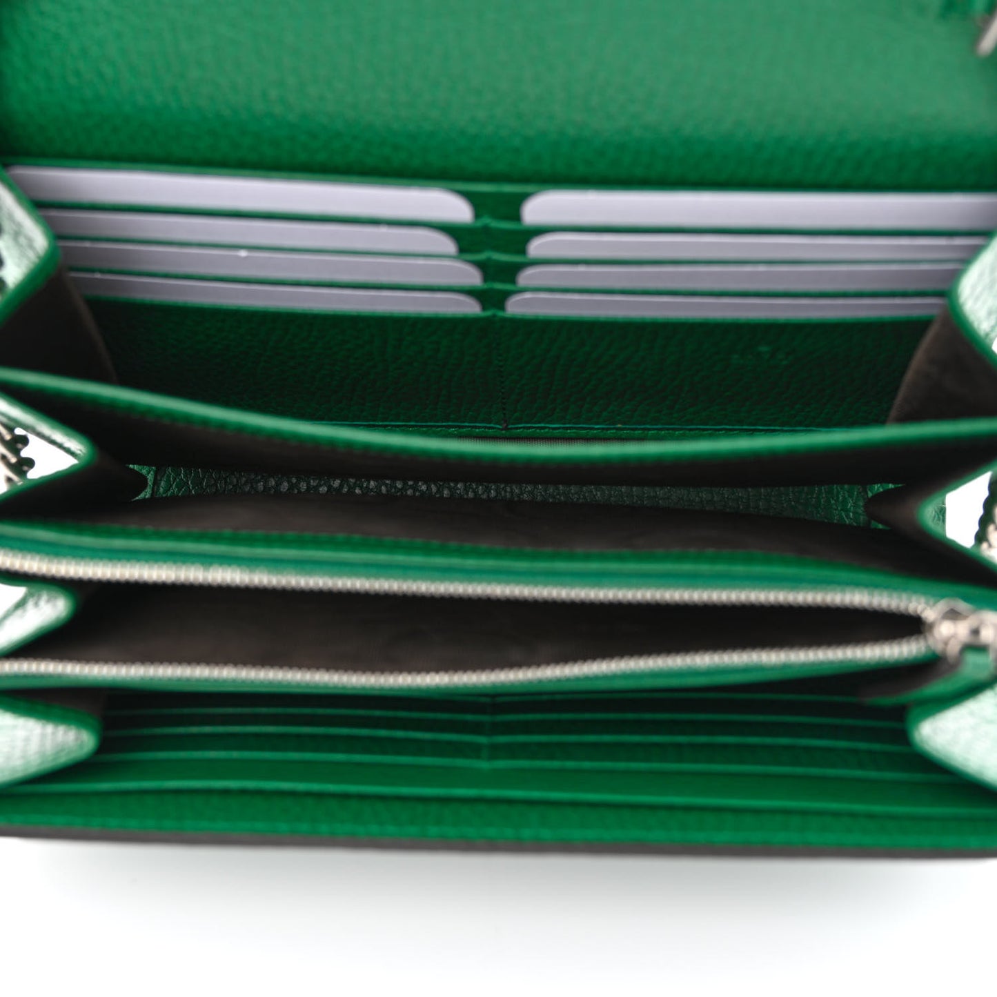 Calfskin Mini Dionysus Chain Wallet Emerald