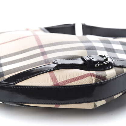 Burberry Supernova Check Large Larkin Hobo Black 12 of 15